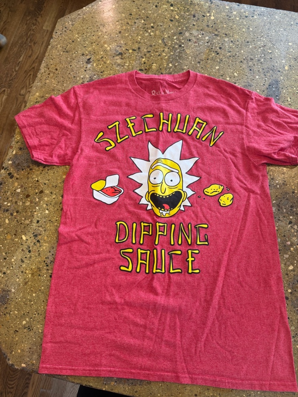 Rick & Morty Red Szechuan Dipping Sauce Graphic Tee